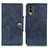 Custodia Portafoglio In Pelle Cover con Supporto N06P per Nokia C32 Blu