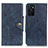 Custodia Portafoglio In Pelle Cover con Supporto N06P per Oppo A55S 5G Blu