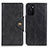 Custodia Portafoglio In Pelle Cover con Supporto N06P per Oppo A55S 5G Nero