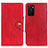 Custodia Portafoglio In Pelle Cover con Supporto N06P per Oppo A55S 5G Rosso