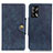 Custodia Portafoglio In Pelle Cover con Supporto N06P per Oppo F19 Blu