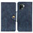 Custodia Portafoglio In Pelle Cover con Supporto N06P per Oppo Reno5 F Blu