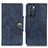 Custodia Portafoglio In Pelle Cover con Supporto N06P per Oppo Reno6 5G Blu