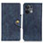 Custodia Portafoglio In Pelle Cover con Supporto N06P per Oppo Reno9 5G Blu