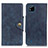 Custodia Portafoglio In Pelle Cover con Supporto N06P per Realme C20 Blu