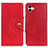 Custodia Portafoglio In Pelle Cover con Supporto N06P per Samsung Galaxy A04E Rosso