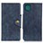 Custodia Portafoglio In Pelle Cover con Supporto N06P per Samsung Galaxy A22 5G Blu