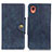 Custodia Portafoglio In Pelle Cover con Supporto N06P per Samsung Galaxy A22 5G SC-56B Blu