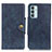 Custodia Portafoglio In Pelle Cover con Supporto N06P per Samsung Galaxy M13 4G Blu