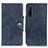 Custodia Portafoglio In Pelle Cover con Supporto N06P per Sony Xperia 1 V Blu