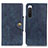 Custodia Portafoglio In Pelle Cover con Supporto N06P per Sony Xperia 10 IV SO-52C Blu