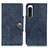 Custodia Portafoglio In Pelle Cover con Supporto N06P per Sony Xperia 5 IV Blu