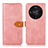 Custodia Portafoglio In Pelle Cover con Supporto N07P per Huawei Honor Magic6 Lite 5G Rosa