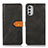 Custodia Portafoglio In Pelle Cover con Supporto N07P per Motorola Moto E32 Nero