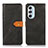 Custodia Portafoglio In Pelle Cover con Supporto N07P per Motorola Moto Edge X30 5G Nero