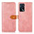 Custodia Portafoglio In Pelle Cover con Supporto N07P per Oppo A16s Rosa