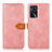 Custodia Portafoglio In Pelle Cover con Supporto N07P per Oppo A54s Rosa