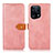 Custodia Portafoglio In Pelle Cover con Supporto N07P per Oppo Find X5 5G Rosa