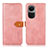 Custodia Portafoglio In Pelle Cover con Supporto N07P per Oppo Reno10 5G Rosa