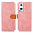 Custodia Portafoglio In Pelle Cover con Supporto N07P per Oppo Reno7 Lite 5G Rosa