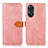 Custodia Portafoglio In Pelle Cover con Supporto N07P per Oppo Reno8 T 4G Rosa