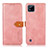 Custodia Portafoglio In Pelle Cover con Supporto N07P per Realme C20 Rosa