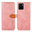 Custodia Portafoglio In Pelle Cover con Supporto N07P per Vivo Y01 Rosa