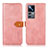 Custodia Portafoglio In Pelle Cover con Supporto N07P per Xiaomi Mi 12T 5G Rosa