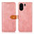 Custodia Portafoglio In Pelle Cover con Supporto N07P per Xiaomi Poco C65 Rosa