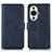 Custodia Portafoglio In Pelle Cover con Supporto N08P per Huawei Nova 11 Blu