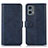 Custodia Portafoglio In Pelle Cover con Supporto N08P per Motorola Moto G 5G (2023) Blu