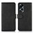 Custodia Portafoglio In Pelle Cover con Supporto N08P per Oppo A58 4G Nero