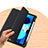 Custodia Portafoglio In Pelle Cover con Supporto P01 per Apple iPad Air 5 10.9 (2022) Nero