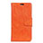 Custodia Portafoglio In Pelle Cover con Supporto per Alcatel 1 Arancione