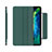 Custodia Portafoglio In Pelle Cover con Supporto per Apple iPad Pro 11 (2022) Verde