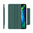 Custodia Portafoglio In Pelle Cover con Supporto per Apple iPad Pro 12.9 (2020) Verde