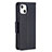 Custodia Portafoglio In Pelle Cover con Supporto per Apple iPhone 13 Mini Nero