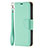 Custodia Portafoglio In Pelle Cover con Supporto per Apple iPhone 13 Pro Ciano