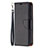 Custodia Portafoglio In Pelle Cover con Supporto per Apple iPhone 13 Pro Max Nero