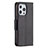 Custodia Portafoglio In Pelle Cover con Supporto per Apple iPhone 13 Pro Max Nero