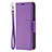 Custodia Portafoglio In Pelle Cover con Supporto per Apple iPhone 13 Pro Max Viola