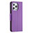 Custodia Portafoglio In Pelle Cover con Supporto per Apple iPhone 13 Pro Max Viola