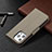 Custodia Portafoglio In Pelle Cover con Supporto per Apple iPhone 16 Pro Max Khaki