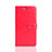 Custodia Portafoglio In Pelle Cover con Supporto per Huawei Y5 Prime (2018) Rosso