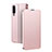 Custodia Portafoglio In Pelle Cover con Supporto per Huawei Y9s Oro Rosa