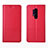 Custodia Portafoglio In Pelle Cover con Supporto per OnePlus 8 Pro Rosso