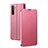 Custodia Portafoglio In Pelle Cover con Supporto per Oppo K5 Rosa