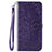 Custodia Portafoglio In Pelle Cover con Supporto per Samsung Galaxy A51 5G Viola