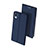 Custodia Portafoglio In Pelle Cover con Supporto per Sony Xperia L3 Blu