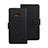 Custodia Portafoglio In Pelle Cover con Supporto per Wiko Ridge Fab 4G Nero